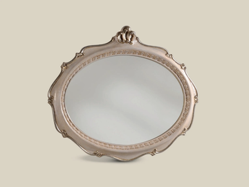 5474 - Oval framed wooden mirror by Tarocco Vaccari Group - view 2